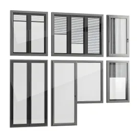 Windows with built in finstral blinds